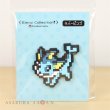 Photo2: Pokemon Center 2019 Eevee DOT COLLECTION Rubber Pins Vaporeon pin badge (2)