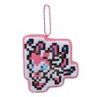 Photo1: Pokemon Center 2019 Eevee DOT COLLECTION Plush Mascot Key Chain Sylveon (1)