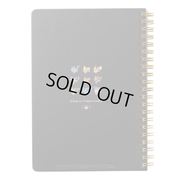 Photo3: Pokemon Center 2019 Eevee DOT COLLECTION B6 Size Spiral Notebook Eevee Evolutions (3)