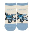 Photo1: Pokemon Center 2019 Eevee DOT COLLECTION Glaceon Socks for Women 23 - 25 cm 1 Pair (1)