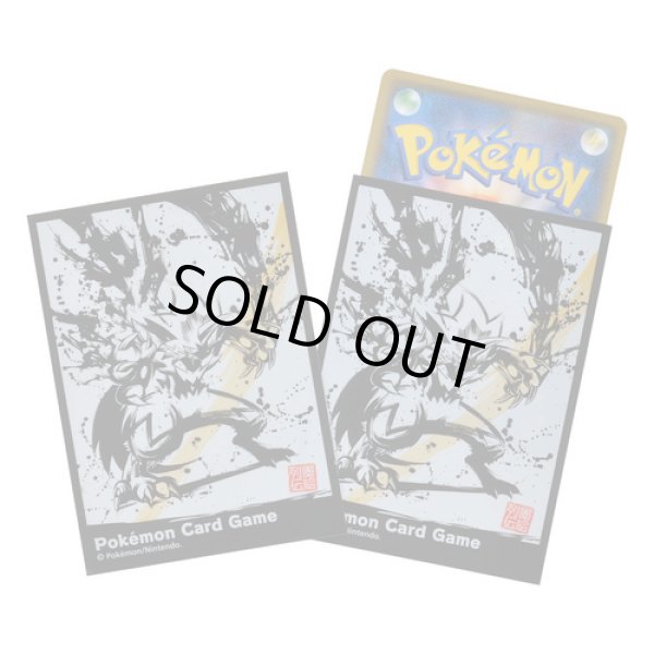 Photo1: Pokemon Center Original Card Game Sleeve Sumi-e Retsuden Zeraora 64 sleeves (1)