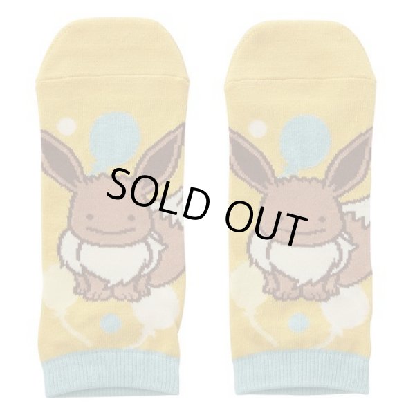 Photo1: Pokemon Center 2017 Transform Ditto Eevee Socks for Women 23 - 25 cm 1 Pair (1)