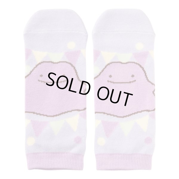 Photo1: Pokemon Center 2017 Transform Ditto Ditto Socks for Women 23 - 25 cm 1 Pair (1)