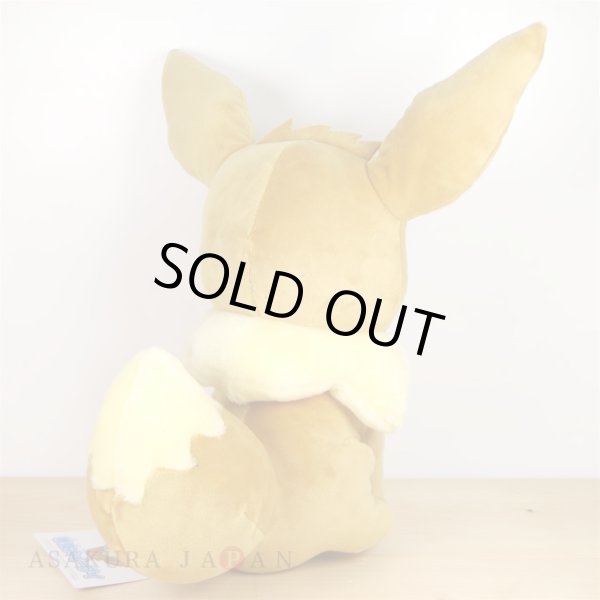 Photo3: Pokemon Center 2019 Life size Plush doll Eevee Normal ver. (3)