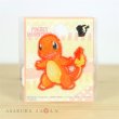 Photo1: Pokemon Mini Embroidered Sew Iron On Patch Badge Charmander (1)