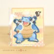 Photo1: Pokemon Mini Embroidered Sew Iron On Patch Badge Blastoise (1)