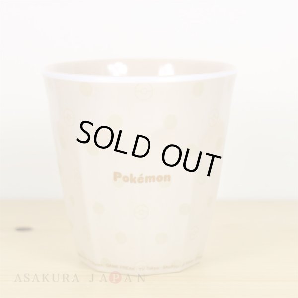 Photo3: Pokemon 2019 Tableware Melamine Cup Eevee dot (3)