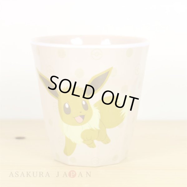 Photo2: Pokemon 2019 Tableware Melamine Cup Eevee dot (2)