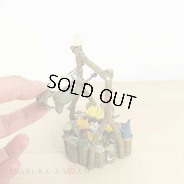Photo5: Studio Ghibli My Neighbor Totoro Figure Amusement park of trees "Log swing" (5)