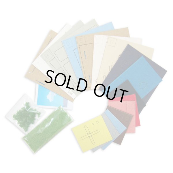 Photo3: Studio Ghibli mini Paper Craft Kit Kiki's Delivery Service 85 "Kiki & Tombo" (3)