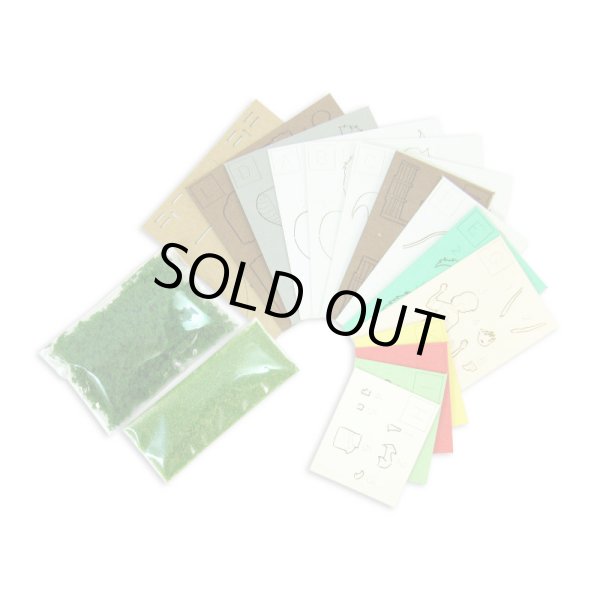 Photo3: Studio Ghibli mini Paper Craft Kit Spirited Away 75 "Haku ryu and Chihiro" (3)