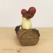 Photo3: Studio Ghibli My Neighbor Totoro Figure with case On a log (3)