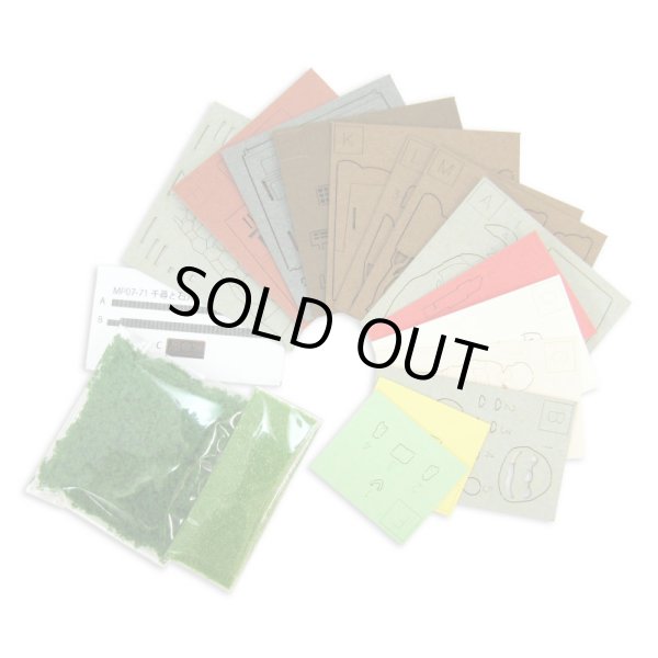 Photo3: Studio Ghibli mini Paper Craft Kit Spirited Away 71 "Chihiro and Stone statue" (3)