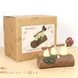 Photo1: Studio Ghibli My Neighbor Totoro Figure with case On a log (1)