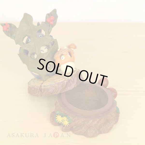 Photo5: Studio Ghibli My Neighbor Totoro Figure with case Leaves Mask (5)