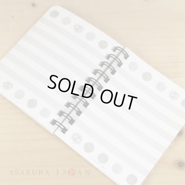 Photo3: Studio Ghibli My Neighbor Totoro Mini Spiral Notebook Notepad Kurosuke Dot (3)