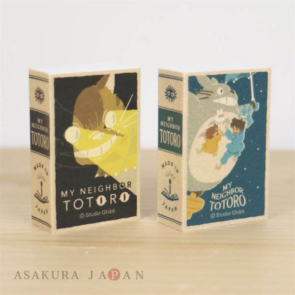 Photo1: Studio Ghibli My Neighbor Totoro Match box shaped Memopad 2 pieces (1)