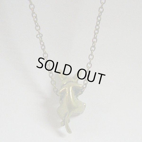 Photo4: Studio Ghibli Accessory Kiki's Delivery Service Necklace 22364 Hanging Jiji Antique Gold (4)