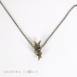 Photo1: Studio Ghibli Accessory Kiki's Delivery Service Necklace 22364 Hanging Jiji Antique Gold (1)