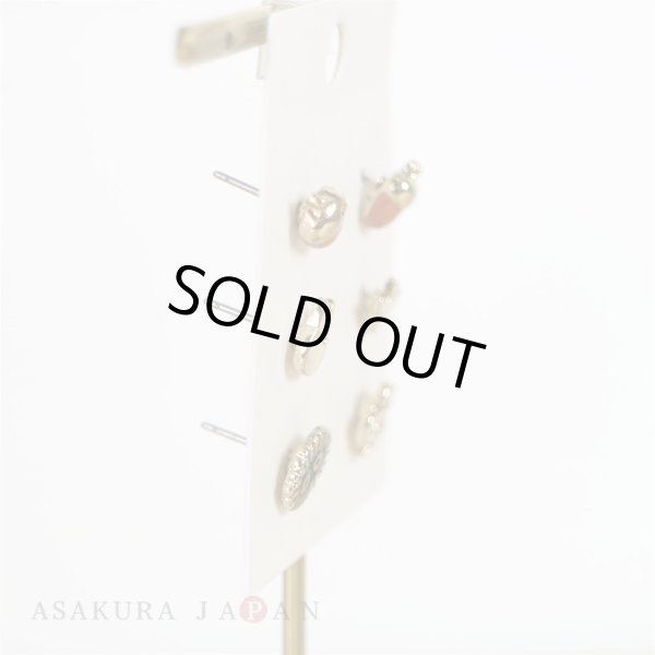 Photo2: Studio Ghibli Accessory My Neighbor Totoro Pierced Earrings 22251 Sho Totoro 6 pcs (2)