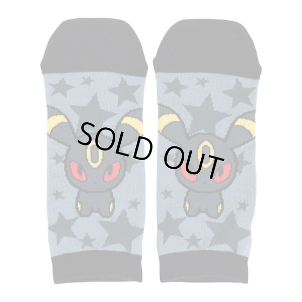 Photo1: Pokemon Center 2017 POKEMON DOLLS Umbreon Socks Women 23 - 25 cm 1 Pair (1)