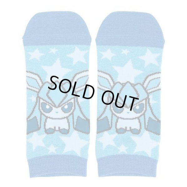 Photo1: Pokemon Center 2017 POKEMON DOLLS Glaceon Socks Women 23 - 25 cm 1 Pair (1)