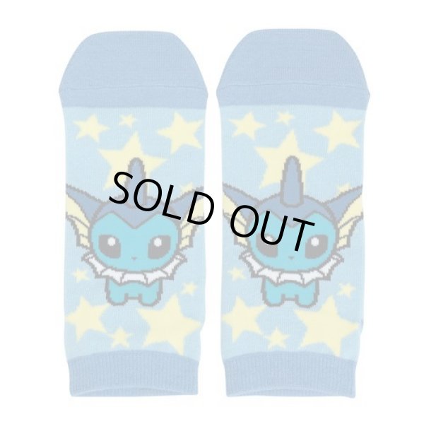 Photo1: Pokemon Center 2017 POKEMON DOLLS Vaporeon Socks Women 23 - 25 cm 1 Pair (1)