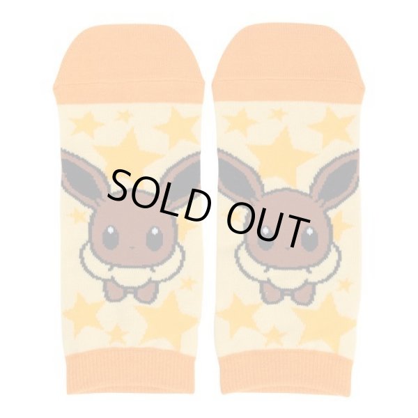 Photo1: Pokemon Center 2017 POKEMON DOLLS Eevee Socks Women 23 - 25 cm 1 Pair (1)