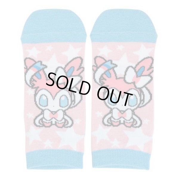 Photo1: Pokemon Center 2017 POKEMON DOLLS Sylveon Socks Women 23 - 25 cm 1 Pair (1)