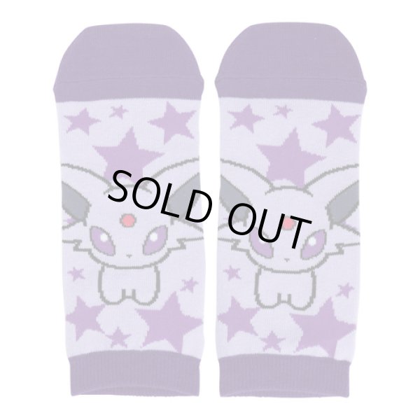 Photo1: Pokemon Center 2017 POKEMON DOLLS Espeon Socks Women 23 - 25 cm 1 Pair (1)