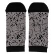 Photo1: Pokemon Center 2016 Short Socks for Women 23 - 25 cm 1 Pair Pikachu Grey (1)