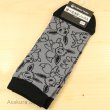 Photo2: Pokemon Center 2016 Short Socks for Women 23 - 25 cm 1 Pair Eevee Grey (2)