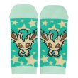 Photo1: Pokemon Center 2017 POKEMON DOLLS Leafeon Socks Women 23 - 25 cm 1 Pair (1)