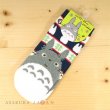 Photo2: Studio Ghibli My Neighbor Totoro Socks for Women 23-25cm 1Pair 371 Dai Totoro Navy (2)