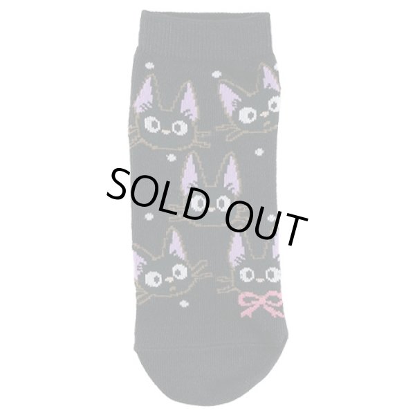 Photo1: Studio Ghibli Kiki's Delivery Service Socks for Women 23-25cm 1Pair 615 Jiji Ippai Black (1)
