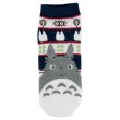 Photo1: Studio Ghibli My Neighbor Totoro Socks for Women 23-25cm 1Pair 371 Dai Totoro Navy (1)