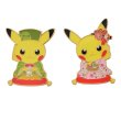 Photo1: Pokemon Center Kyoto 2019 Renewal Open Japanese tea party Pikachu Pin Badge Pins Male Female (1)