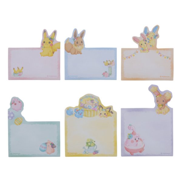 Photo2: Pokemon Center 2019 Easter Garden Party Sticky note (2)