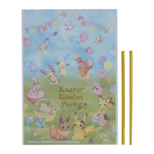 Photo1: Pokemon Center 2019 Easter Garden Party Mini gift bag 10 pcs Wrapping (1)