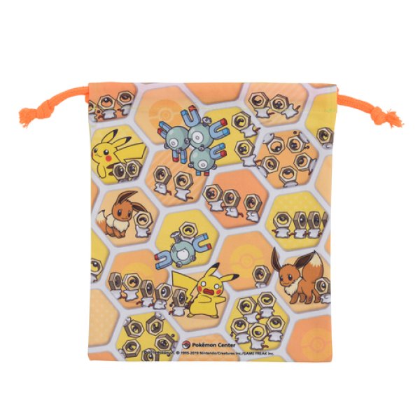 Photo2: Pokemon Center 2019 Meltan and Melmetal Drawstring Bag pouch L size (2)