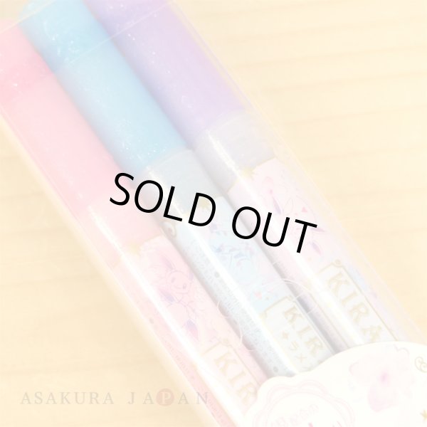 Photo4: Pokemon Center 2019 KIRARICH Glitter Highlighter Pen 3 colors Pikachu Eevee flowers (4)