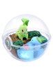 Photo1: Pokemon 2019 Terrarium Collection vol.5 #4 Chikorita & Wooper Mini Figure (1)