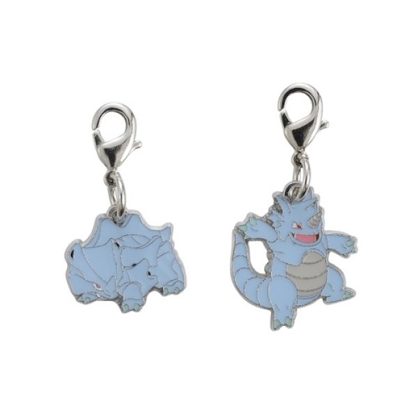 Photo1: Pokemon Center 2018 #My151 Metal Charm # 111 112 Rhyhorn Rhydon (1)