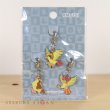 Photo2: Pokemon Center 2018 #My151 Metal Charm # 016 017 018 Pidgey Pidgeotto Pidgeot (2)