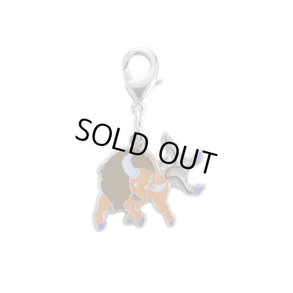 Photo1: Pokemon Center 2018 #My151 Metal Charm # 128 Tauros (1)