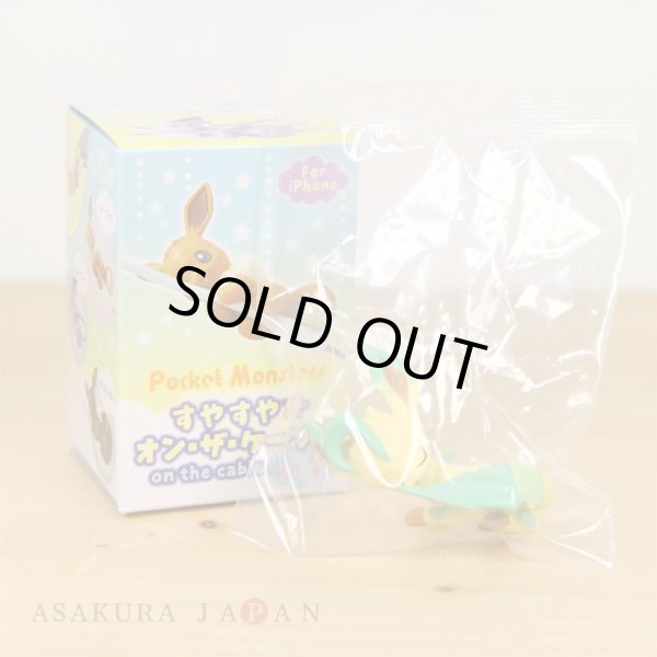 Photo2: Pokemon 2019 Suyasuya on the cable vol.4 Cord Keeper Sleeping Leafeon Mini Figure (2)