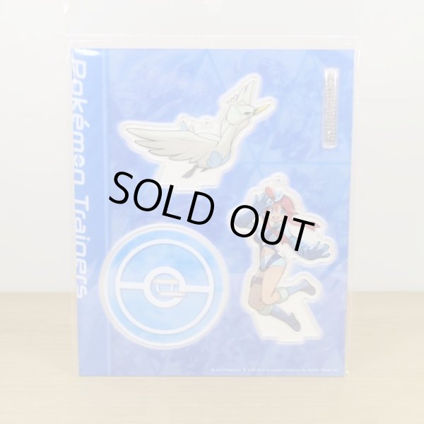 Photo4: Pokemon Center 2019 Pokemon Trainers Acrylic Stand Key Chain Skyla Swanna (4)