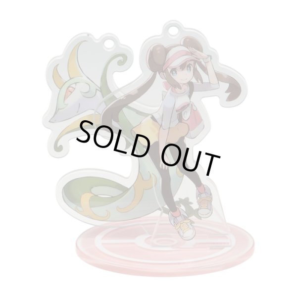 Photo2: Pokemon Center 2019 Pokemon Trainers Acrylic Stand Key Chain Rosa Serperior (2)
