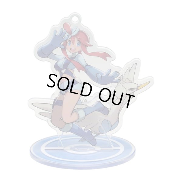 Photo2: Pokemon Center 2019 Pokemon Trainers Acrylic Stand Key Chain Skyla Swanna (2)
