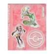 Photo1: Pokemon Center 2019 Pokemon Trainers Acrylic Stand Key Chain Rosa Serperior (1)